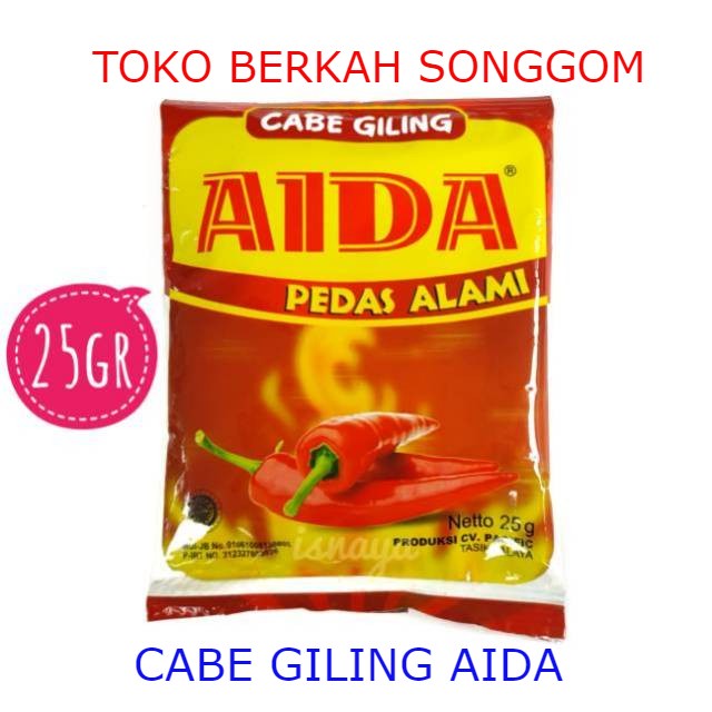 

AIDA CABE GILING 25 gram