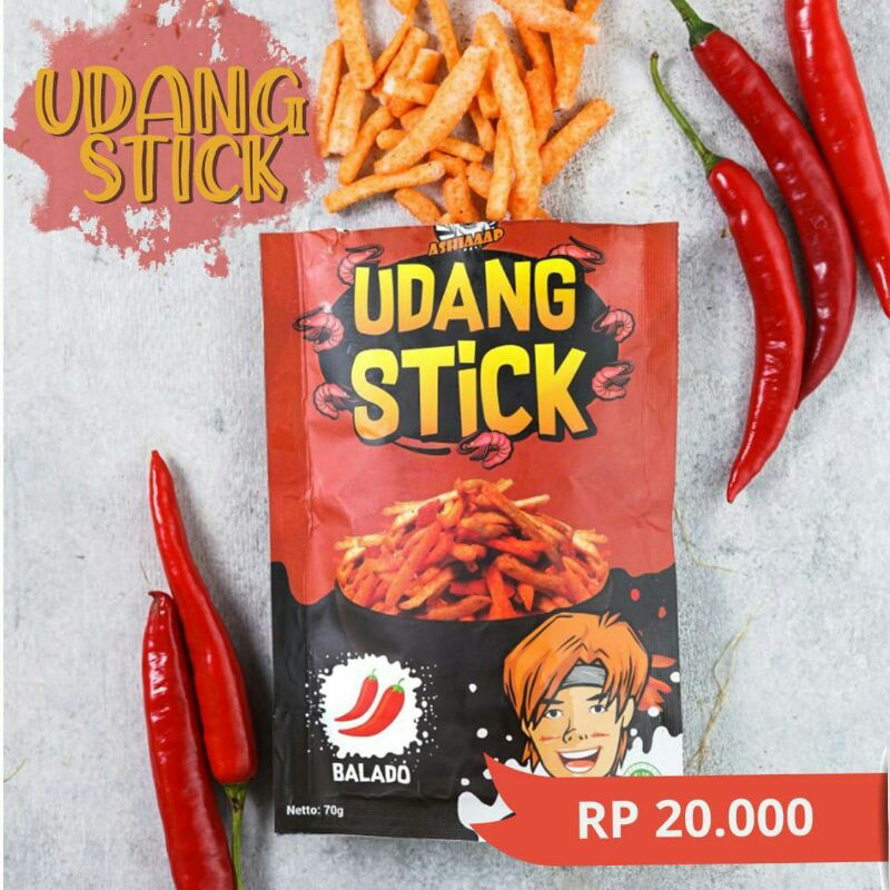 

Snack Udang Stick, Makaroni Fusili, Mie Lidi Ashiaaap