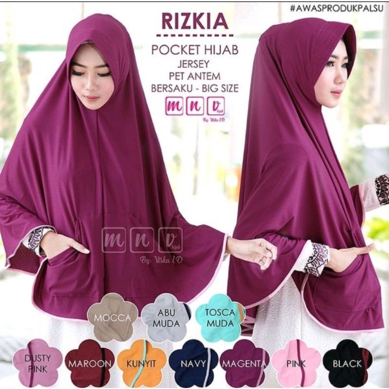 (COD)-fattahijab.id- Hijab Saku | jersey hyget | hijab jumbo | jilbab terbaru