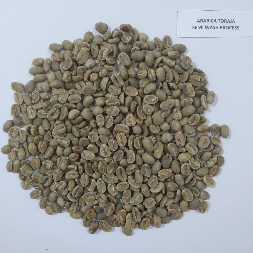 

1Kg - Kopi Arabica Toraja (Green Bean) - Wash Process