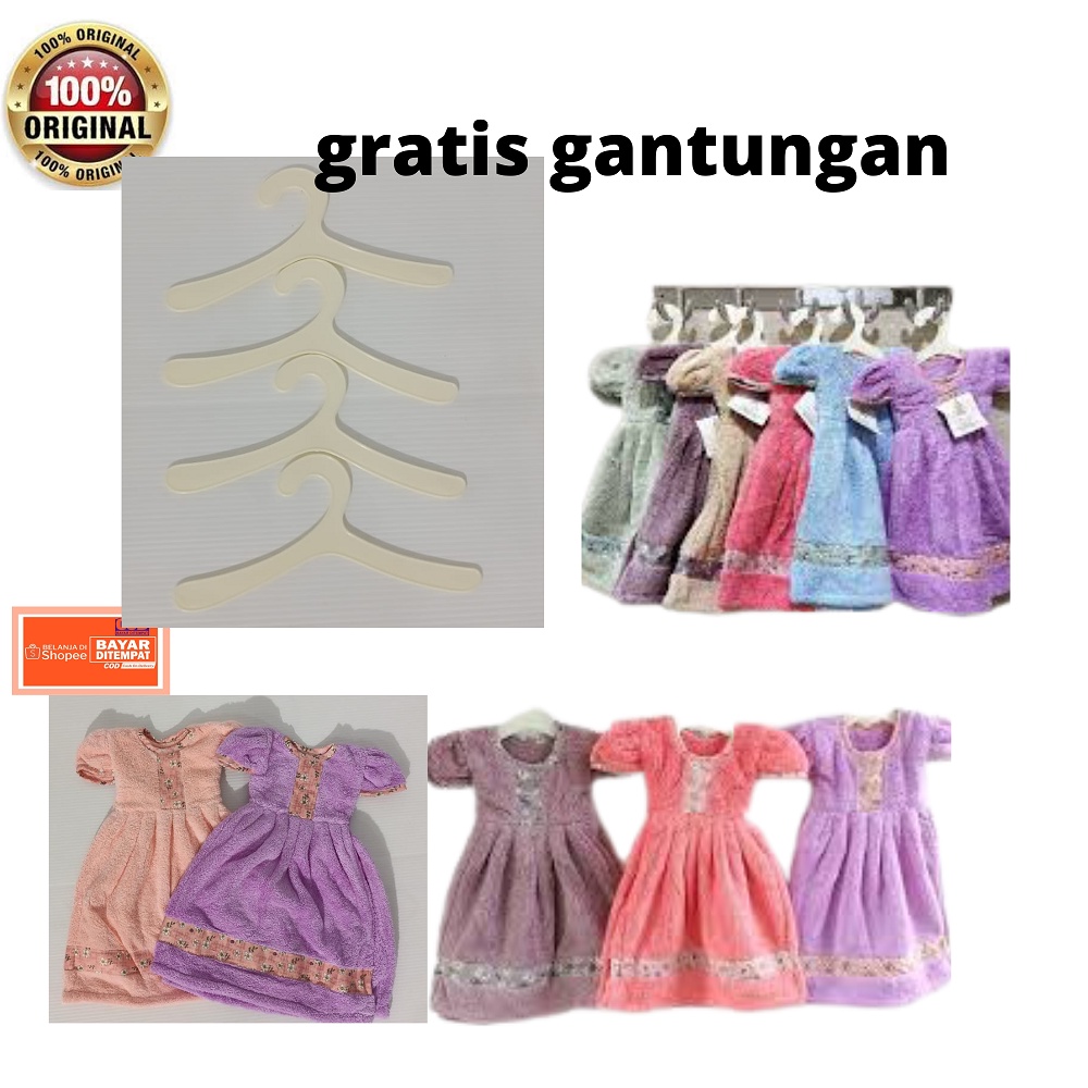 Lap Tangan Lucu Model Dress Baju Lap Tangan Handuk Gantung Dapur