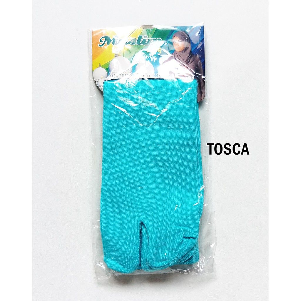 Kaos Kaki Jempol Muslimah Polos Banyak Warna-Tosca
