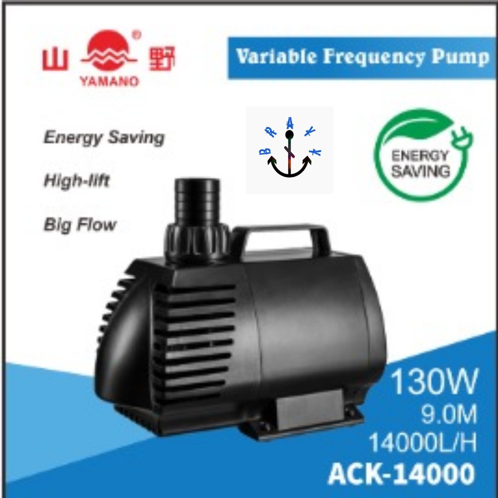 Pompa Air Kolam ikan Koi Yamano ACK 14000 Low watt