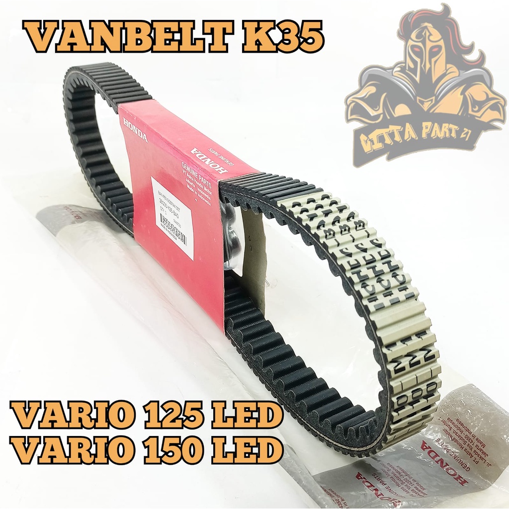 VANBELT V-BELT HONDA K35 VARIO 125 LED KUALITAS ASLI ORIGINAL HONDA AHM PRESISI ANTI SELIP AWET DAN DIJAMIN MANTAP VARIO 125 LED VARIO 150 LED