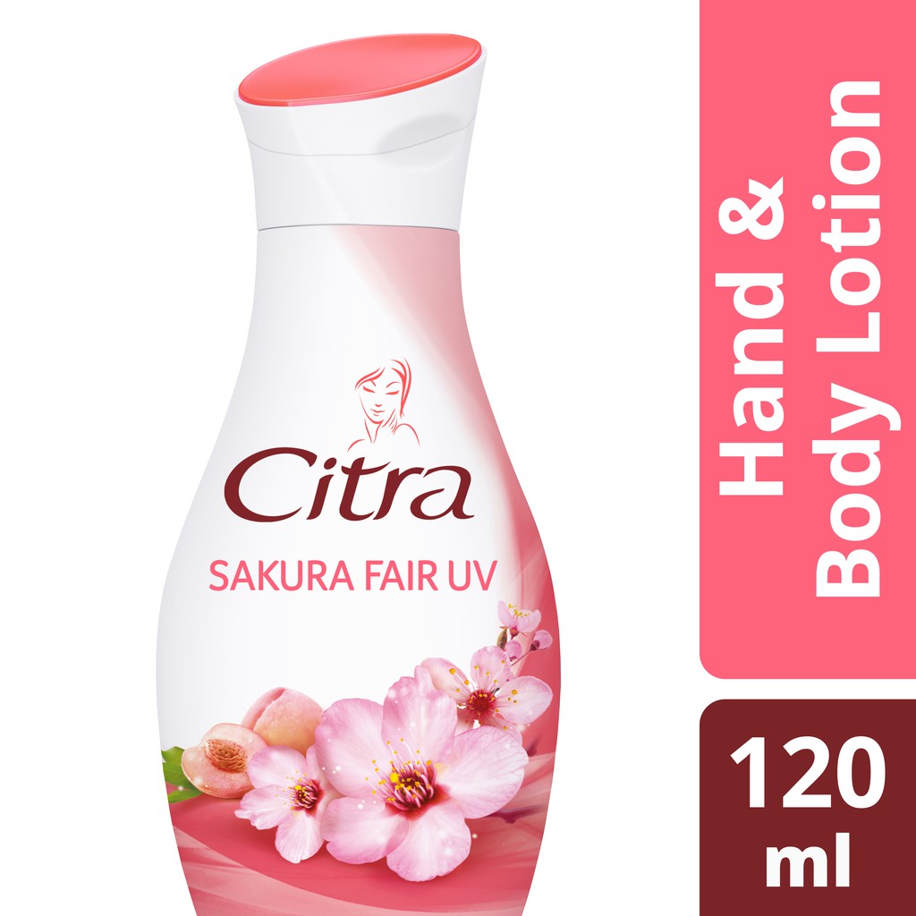 Citra  Sakura Fair UV Hand And Body Lotion 120 ml