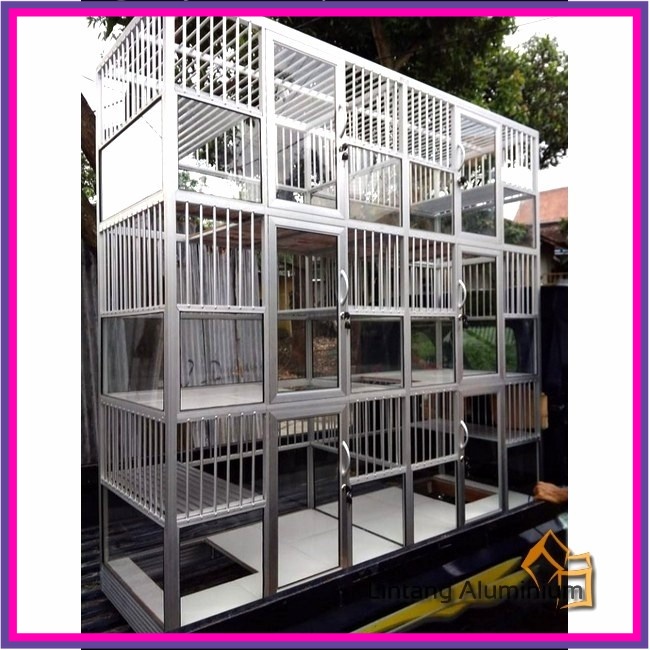 Kandang Kucing Aluminium/3TINGKAT 6KAMAR