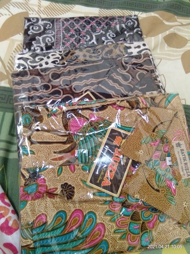 Ruzza Batik Anak Ukuran 0-15 Tahun Kemeja Motif Liris Seno Kawung Sogan Mocca Coklat Baju Laki-laki