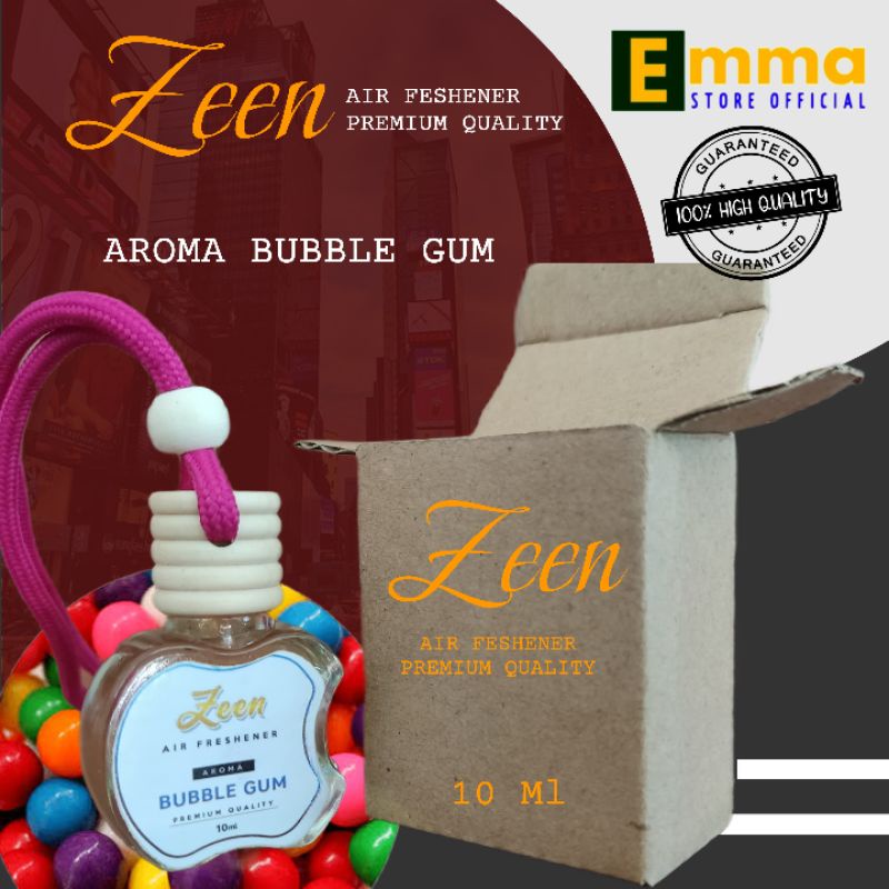 Parfum Mobil Non Alkohol Aroma Bubble Gum 10 Ml Botol Apel