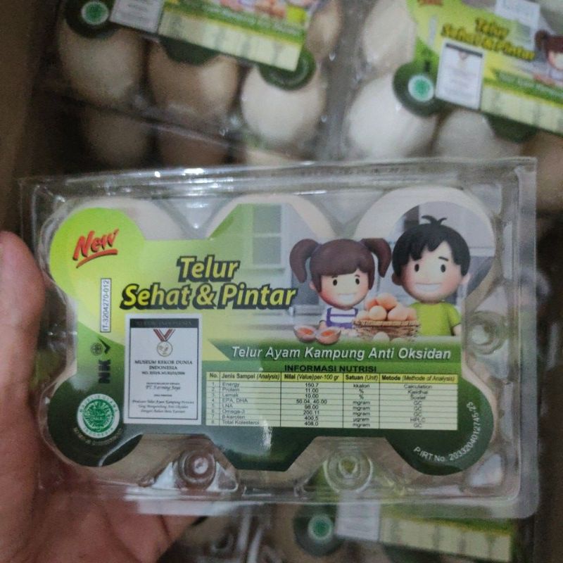 

Telur omega 3, fresh, sepack isi 6, grab/gojek only