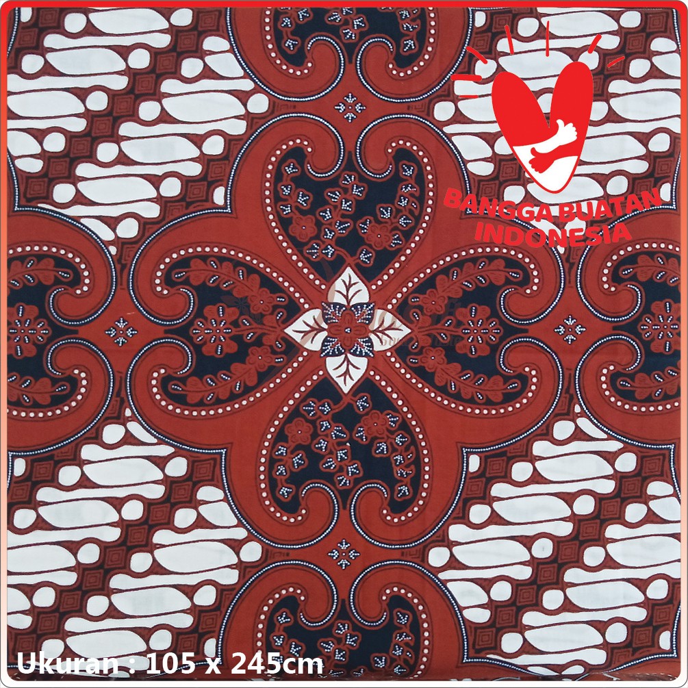 Kain Batik Halus Khas Jogja Motif Ceplok Godeg