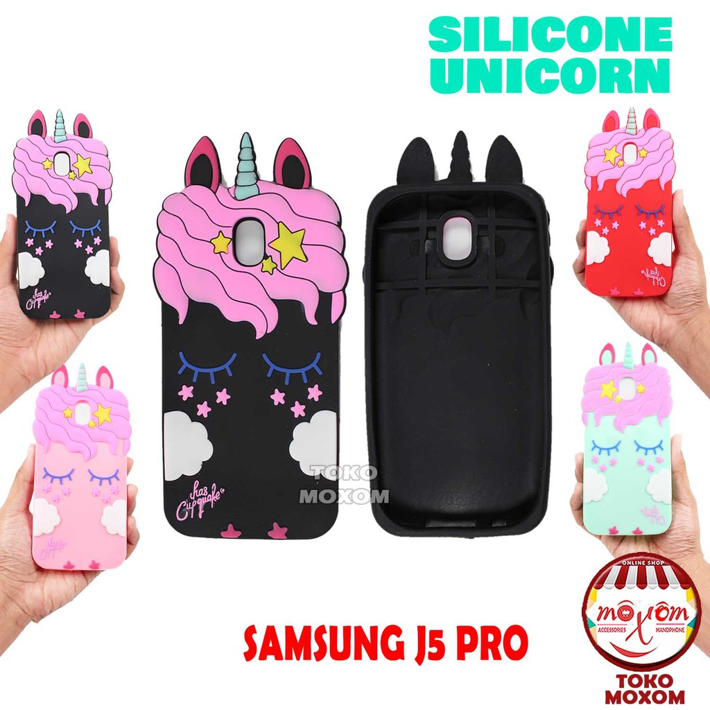 Case Samsung J5 Pro Unicorn Rubber 3d Motif Lilttle Pony Softcase