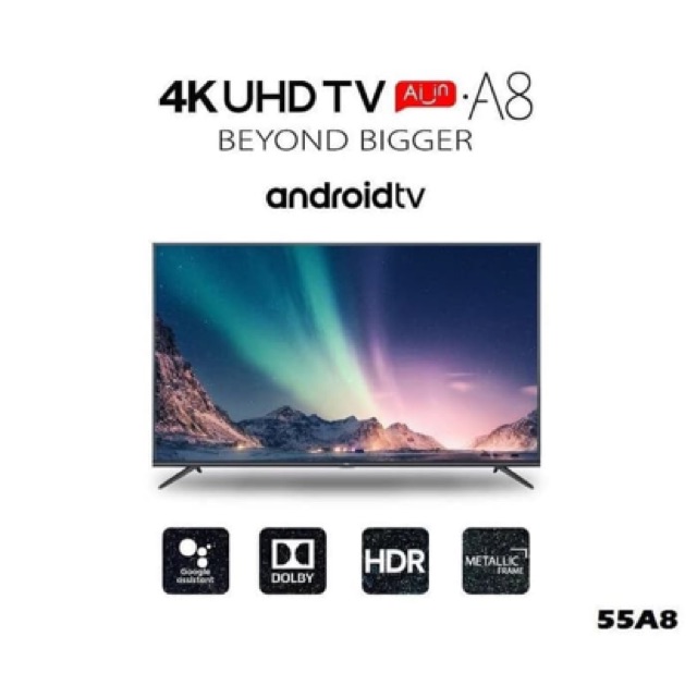 TCL LED TV 55 inch 55A8 SMART ANDROID UHD 4K NETFLIX YOUTUBE - RESMI