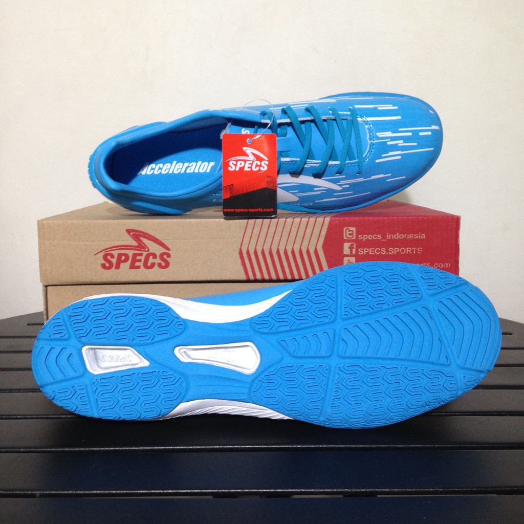 Sepatu Futsal Specs Accelerator Light Speed IN Blue 400597 Original BNIB