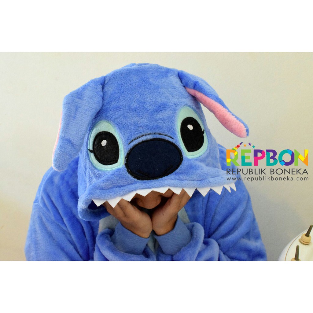 BAJU ONESIE DINO TOTORO KOALA JERAPAH PENGUIN STITCH SAPI COSPLAY KOSTUM PIKACHU KOSTUM