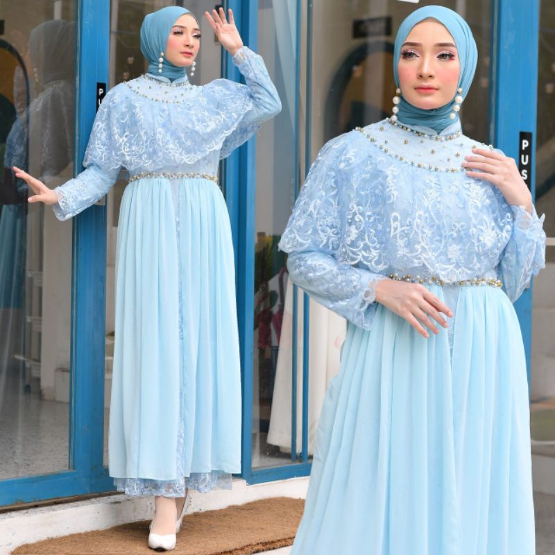 GAMIS TILE ARABELA| GAMIS PESTA| GAMIS TILE| GAMIS| GAMIS KONDANGAN| KEBAYA| GAMIS PESTA MEWAH| GAMIS KEBAYA| BY PB