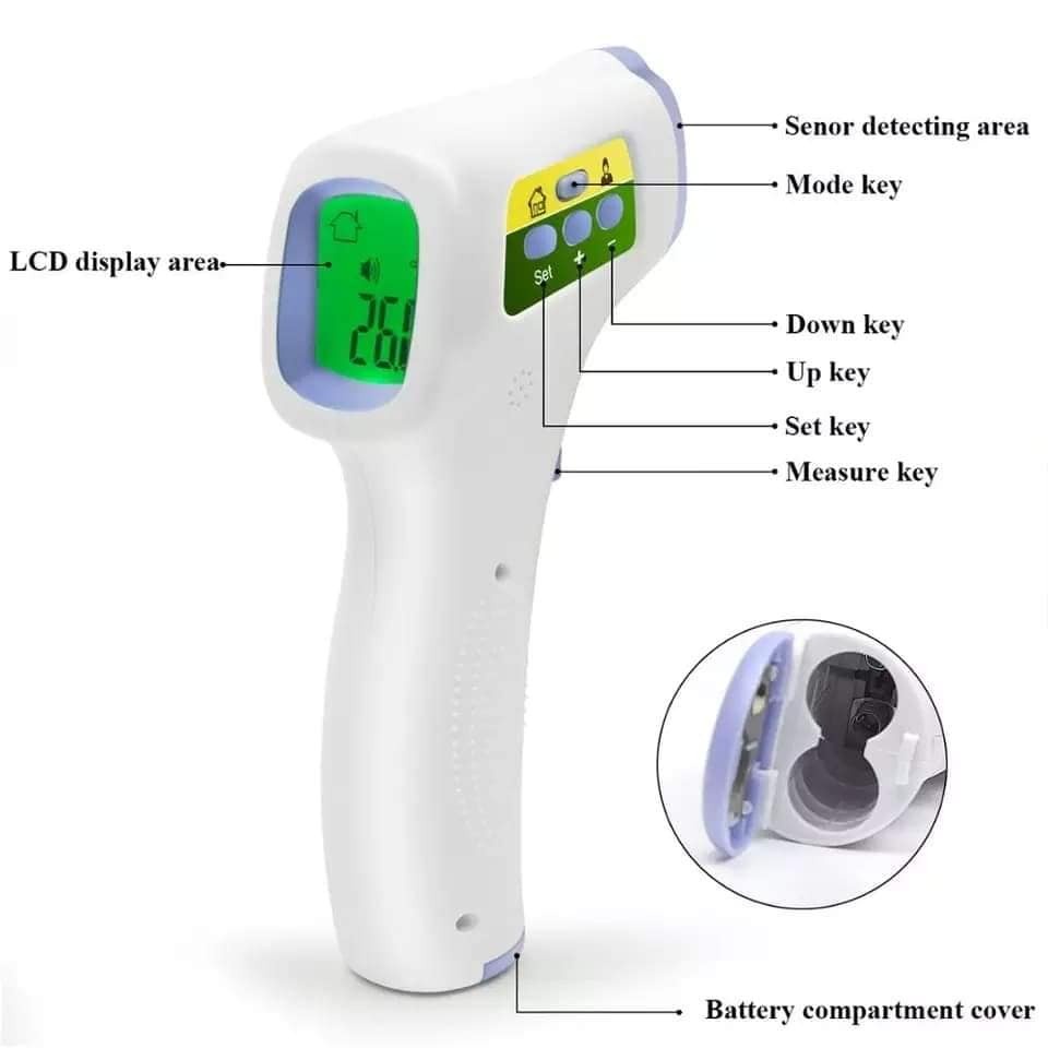 Vinero Jziki Termometer Infrared Digital Gun No Contact Medical