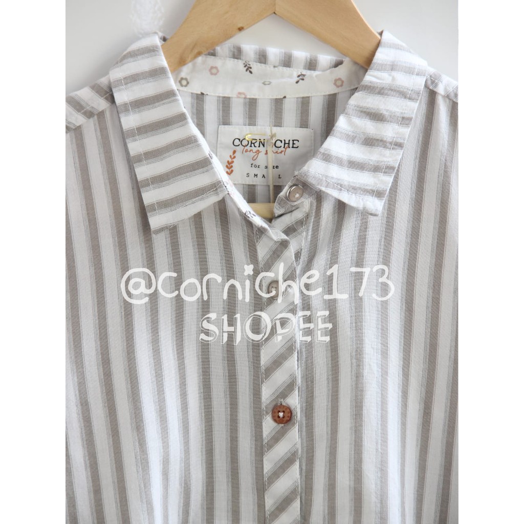 Corniche Vicky Shirt Off White - TH231128