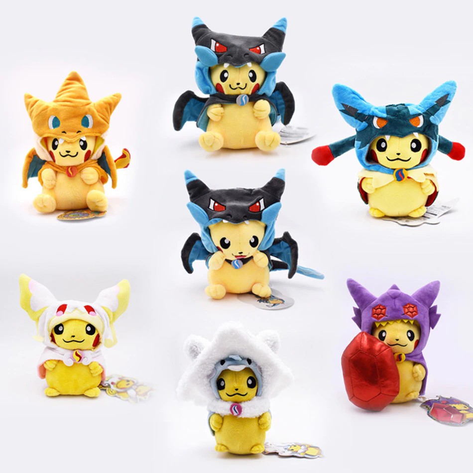 Anime Plush Toys Pikachues COS Kong idiot & Altaria Cartoon Plush Toy Kawaii pkm Stuffed Plush