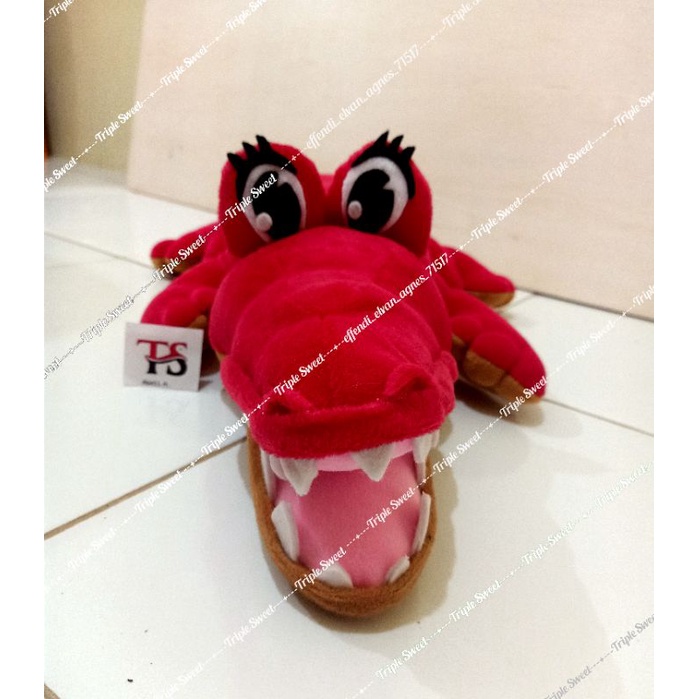 boneka buaya besar halus lembut lucu 1 meter murah edukasi anak