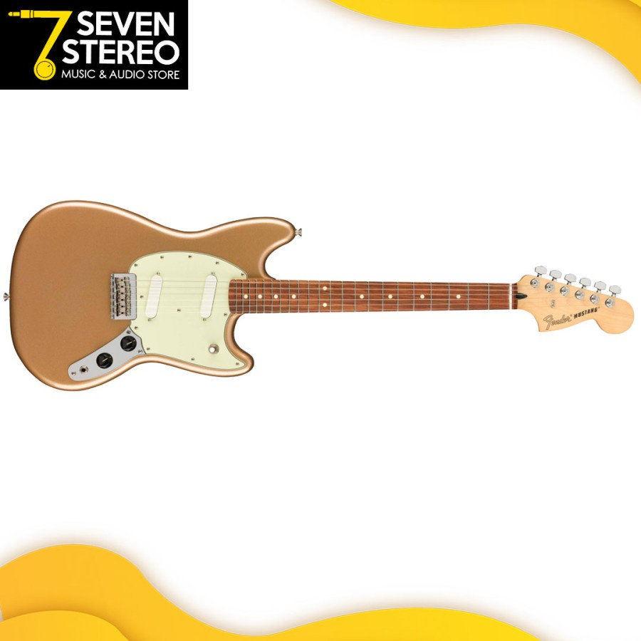 Fender Player Mustang Electric Guitar Pau Ferro FB Firemist Gold