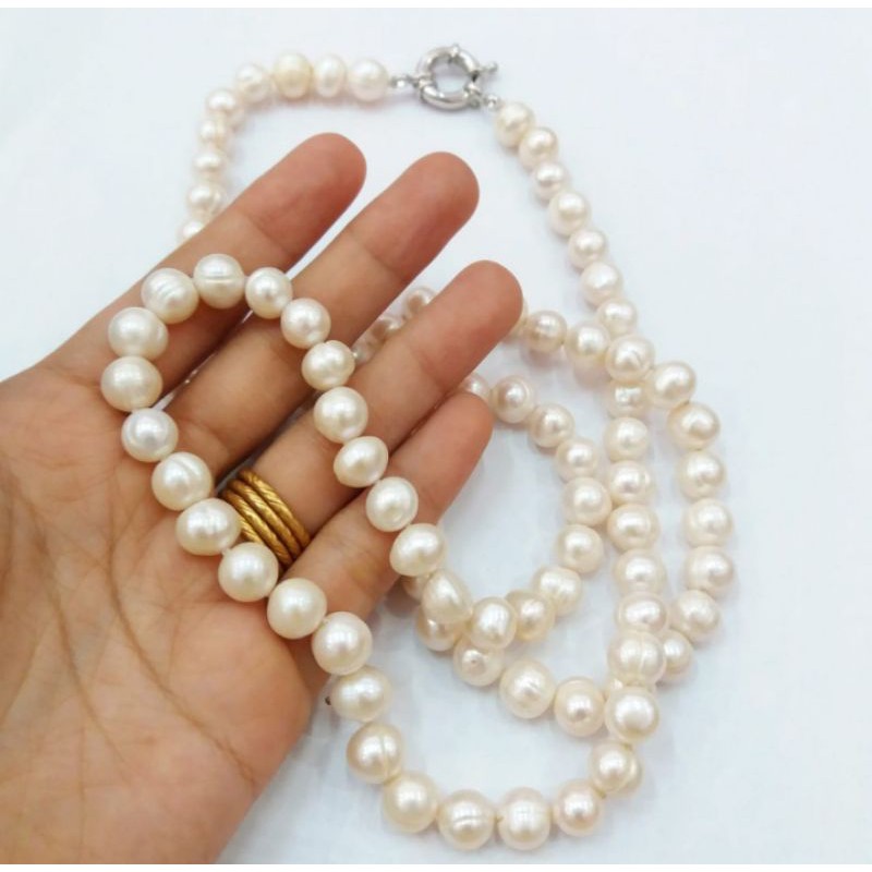 Tasbih 108 butir mutiara air tawar lombok asli