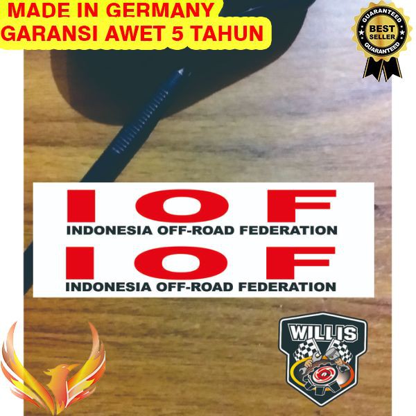 TERMURAH Stiker Cutting IOF Offroad 60 CM 2PCS Phoenix Star