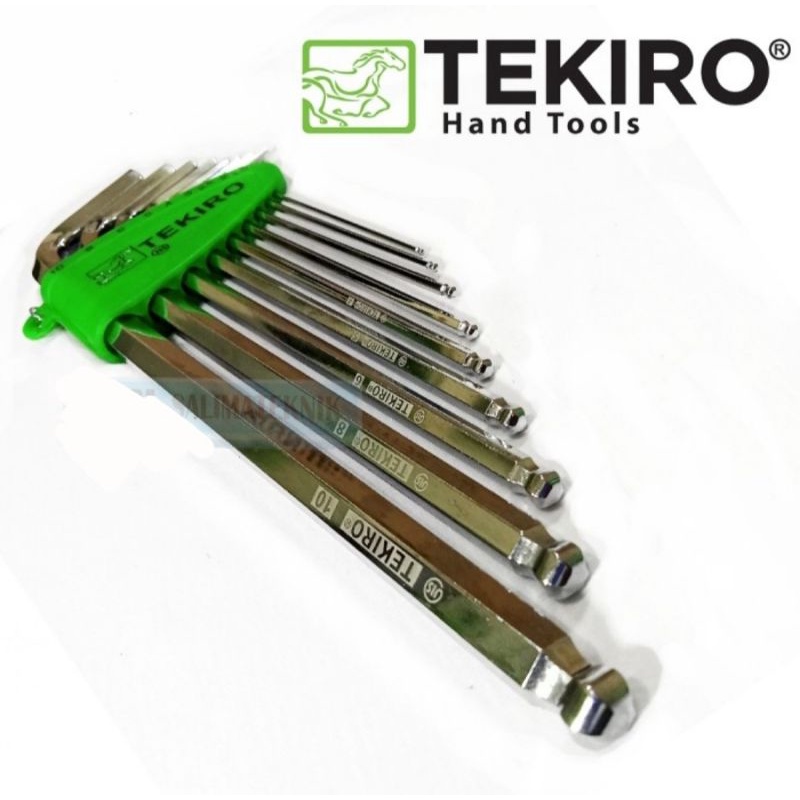 TEKIRO KUNCI L SET 9 PCS BALL POINT LONG