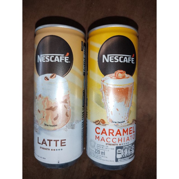 

Nescafe Caramel Macchiato Cappuccino Latte kaleng can 220ml MURAH!!