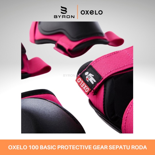 OXELO 100 Basic Dekker Pelindung 3-Bagian Anak Scooter Sepatu Roda Original