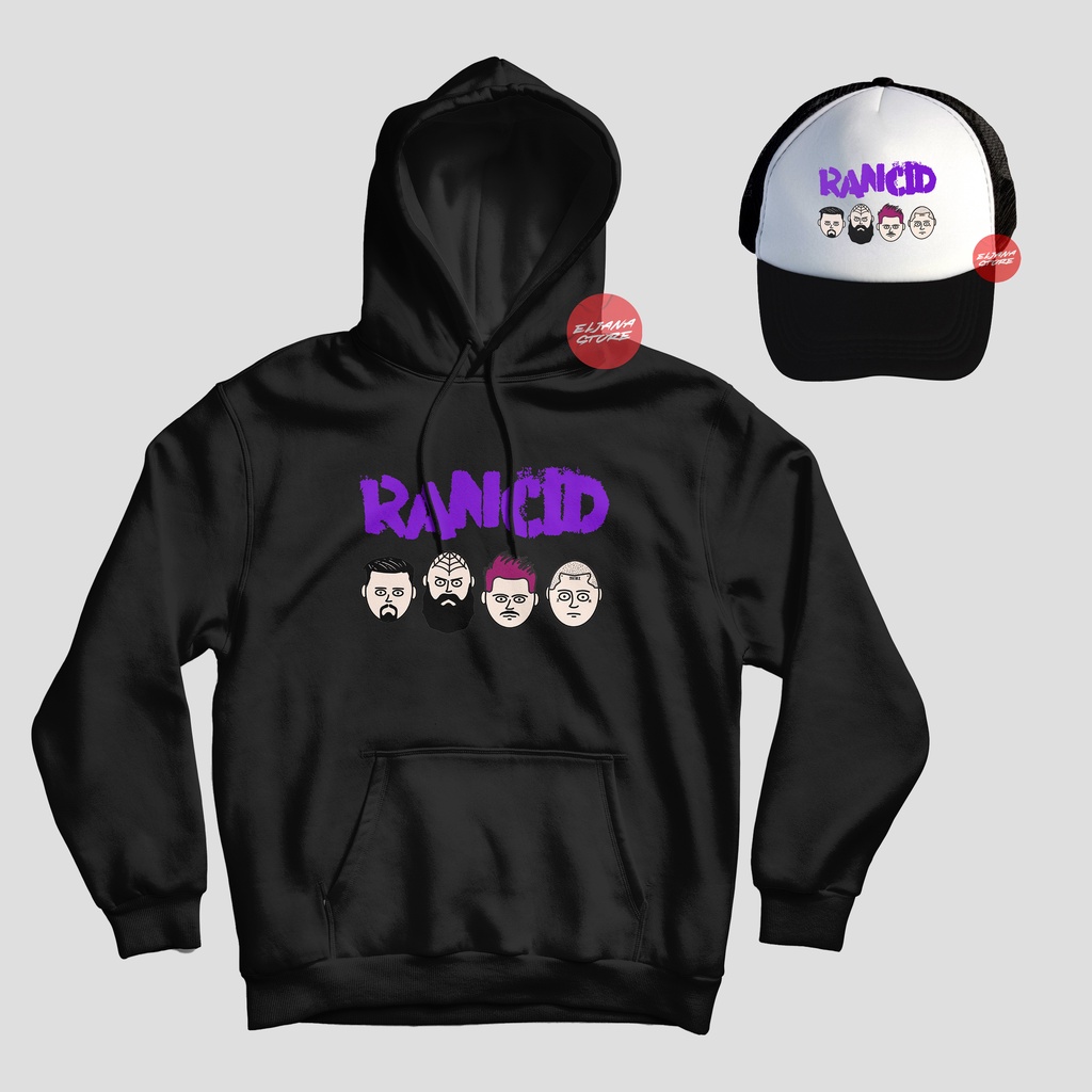 Rancid / Topi Rancid / Hoodie Rancid / Dompet Rancid / Sweater Rancid / Paket Topi Hoodie Dompet Rancid / Topi Band / Hoodie Band / Dompet Band