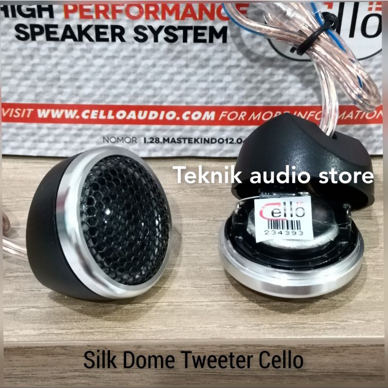 Tweeter Cello D20 Silk Dome