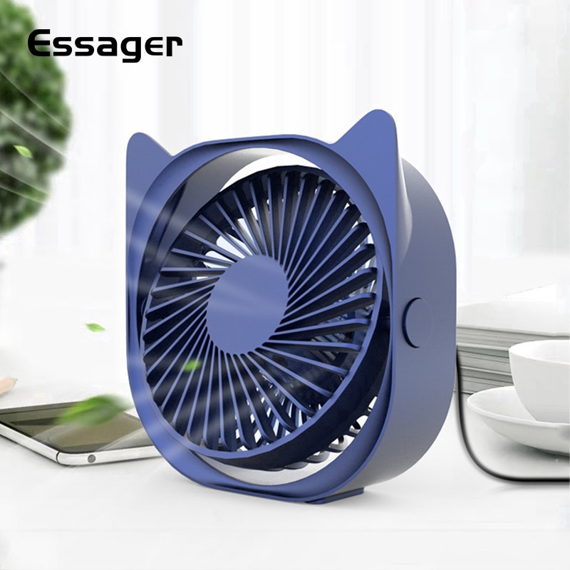 

Essager Kipas Angin Mini Portable Usb Untuk Musim Panas/Kantor