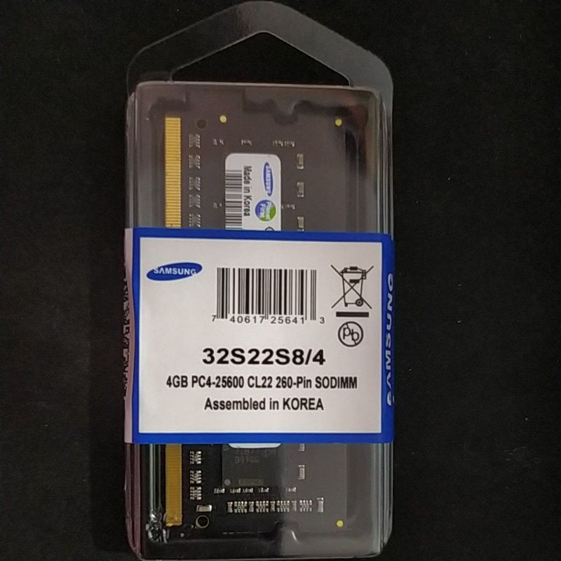 RAM LAPTOP SAMSUNG DDR4 4GB 3200Mhz SODIMM PC4-25600