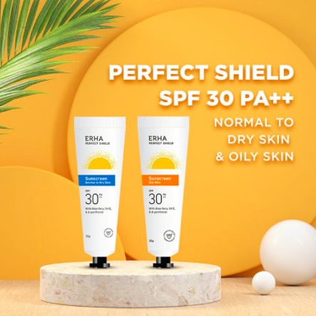 ERHA Perfect Shield SPF30 PA++ 30gr | For Dry to Normal / Normal to Oily Skin