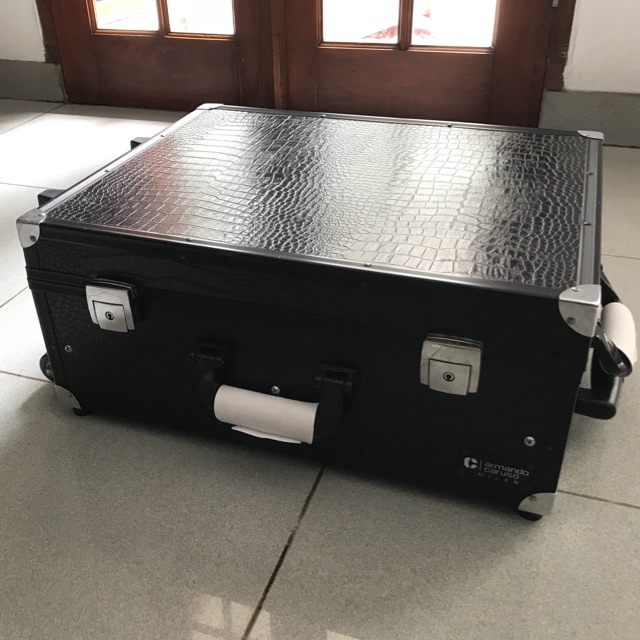 ❌sold❌Armando Caruso Large (Preloved) Beauty Case / Koper Makeup / Koper Make Up / beautycase