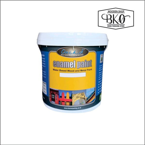 cat kayu dan besi cat orchid enamel paint waterbased biovarnish