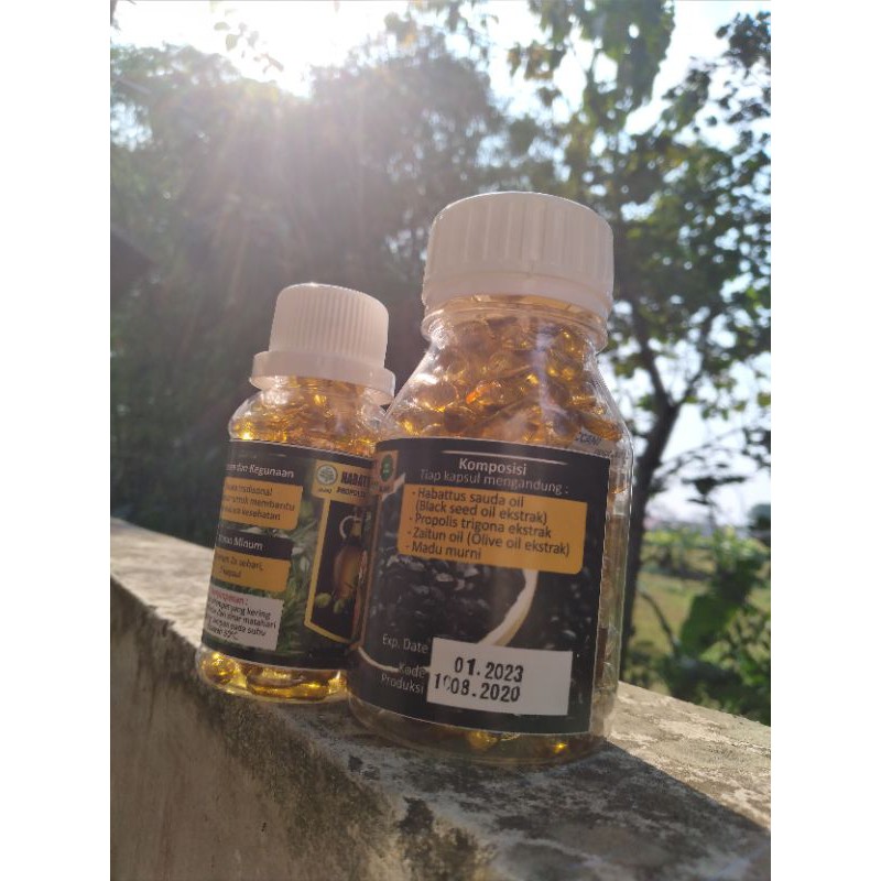 PROMO HABATUSSAUDA OIL EXTRA PROPOLIS TRIGONA 100 KAPSUL