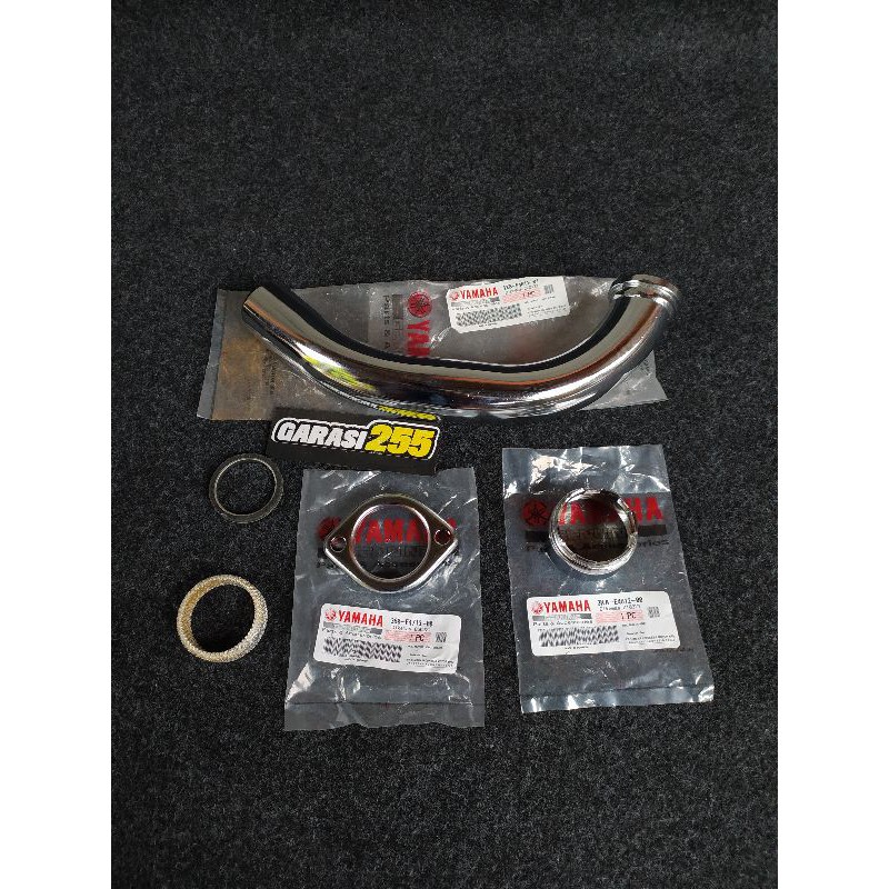 leher knalpot rxking rxs yt115 set original yamaha