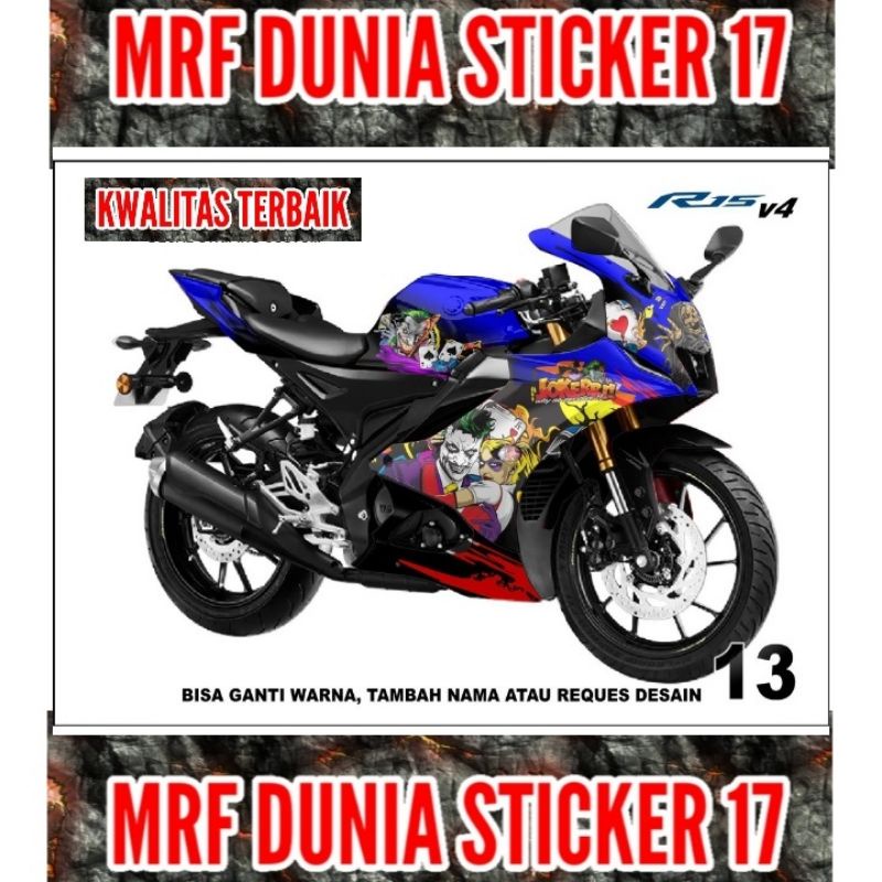 Sticker decal R15 V4 Full Body  Decal Motor R15 V4 Sticker Motor R15 V4 Decal Sticker Motor R15 V4 m