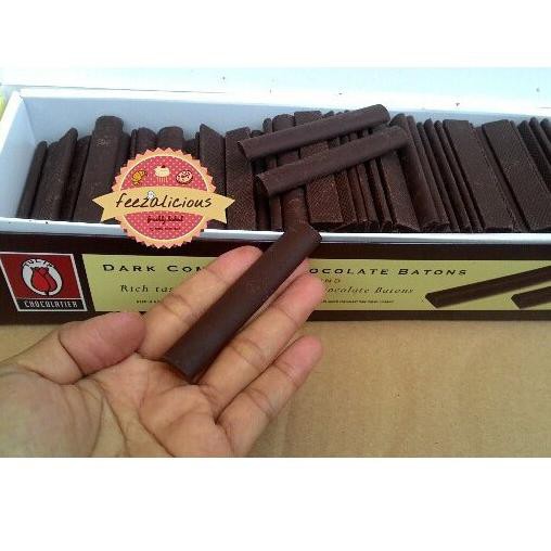 

8.8 Tulip Dark Compound Chocolate Batons / Tulip Cokelat Stick / Chocolate Stick Compound 250 Gram