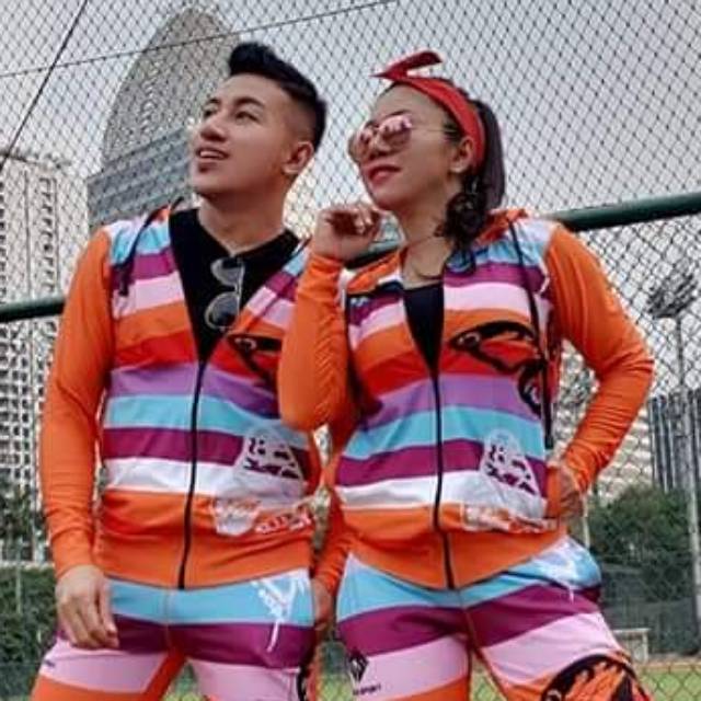 Pakaian olahraga zumba aerobic SXB GOALS BUTTERFLY yoga murah