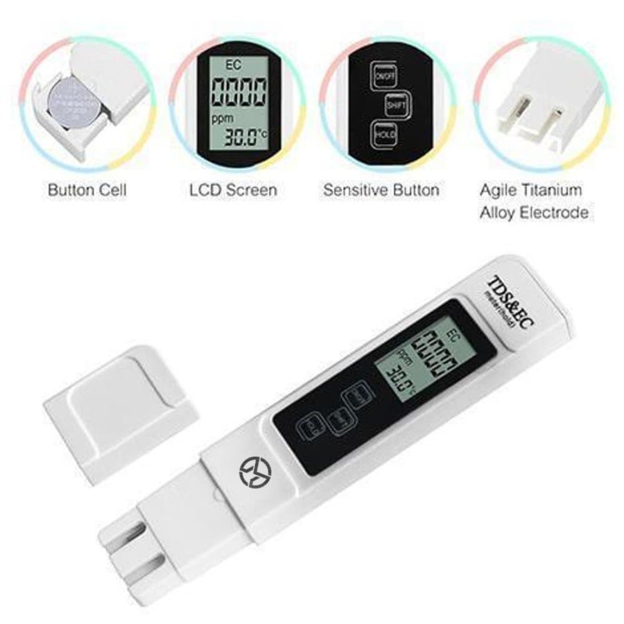 TDS Dan EC Meter Alat Pengukur Pada Hidroponik Tds &amp; EC Meter