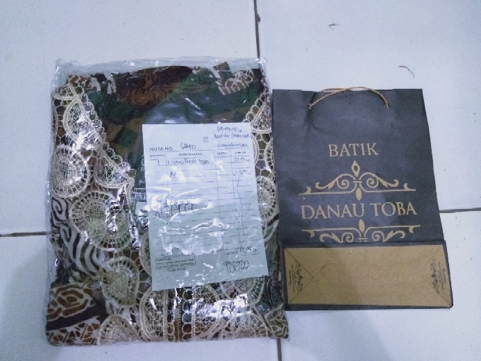 Gamis Klok Batik | Gamis Batik Mewah Toba | Gamis Terbaru