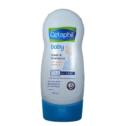 Cetaphil Baby Wash & Shampoo With Organic Calendula 230ml
