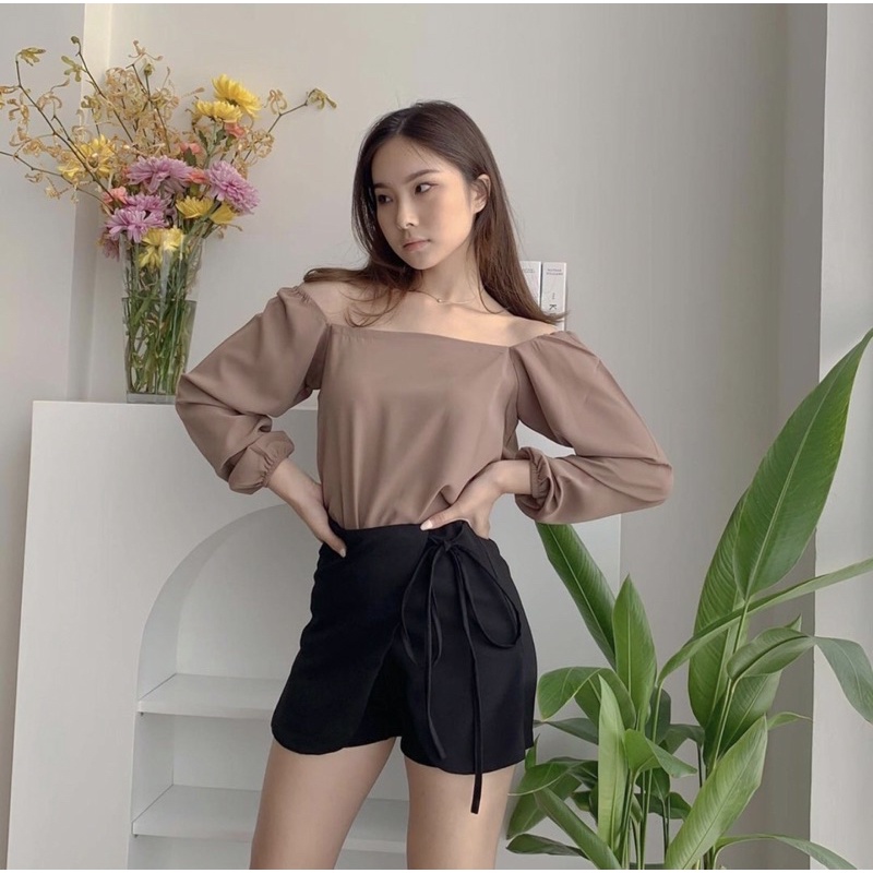 SUZY FITTED SKORT KOREA  - ROK CELANA CASUAL LOOK - KADO ULTAH WANITA