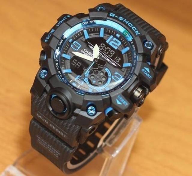 JAM TANGAN PRIA CASIO G SHOCK  WATER RESIST BLUE