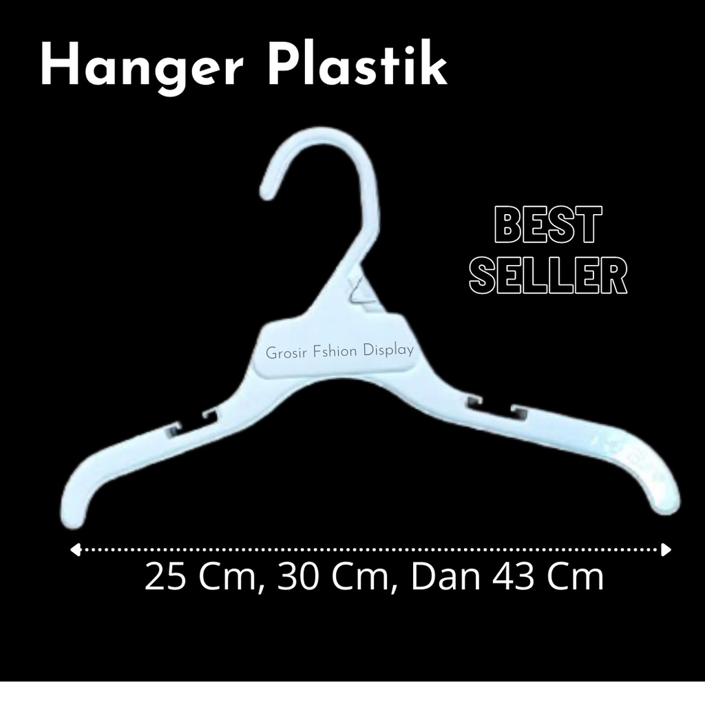 Hanger Mini Hanger Plastik Anak Gantungan Baju Gantungan Plastik Hanger Plastik - BH