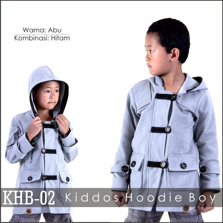 Jaket Anak Laki / Pria Korea Muslimah Hoodie Blazer Ribbon Terbaru Terlaris Korean KHB-02