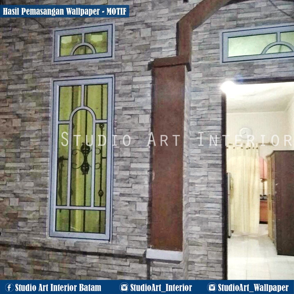 Wallpaper dinding batu Alam