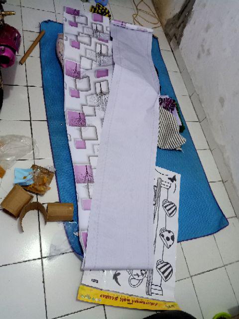 Genaris Grosir Premium Wps Wallpapaer Terlaris Bata Batu Kayu Wallpaper Dinding Sticker 45cm X 5m